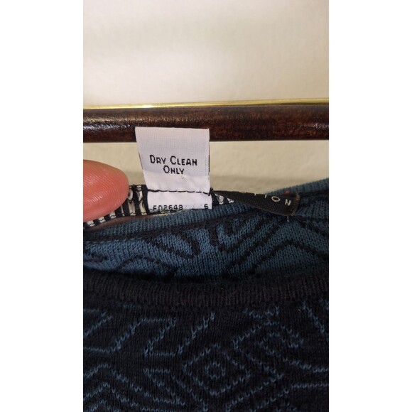 PERUVIAN CONNECTION Sweater Dress Women's Small 100% Pima Cotton Career Office - Picture 6 of 7